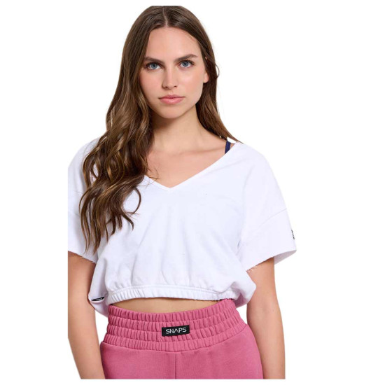 Bodytalk Γυναικεία κοντομάνικη μπλούζα Cropped